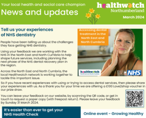 Healthwatch Northumberland newsletter March 2024