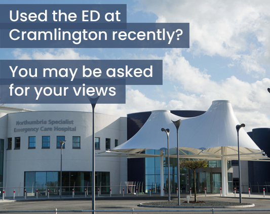 Visited the ED at Cramlington?